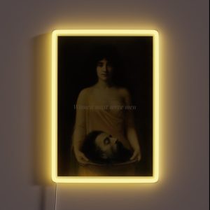 Women Must Serve Men RGB Neon Sign
