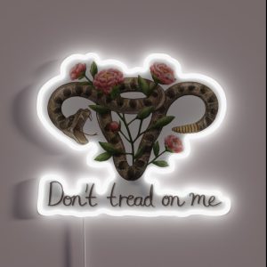 Women S Rights Snake RGB Neon Sign