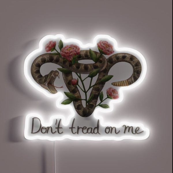 Women S Rights Snake RGB Neon Sign
