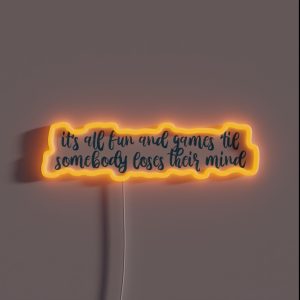 Wonderland Lyrics Taylor Swift RGB Neon Sign