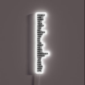Words To Live RGB Neon Sign