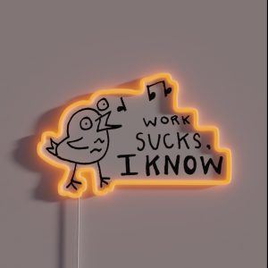 Work Sucks RGB Neon Sign Work Sucks RGB Neon Sign