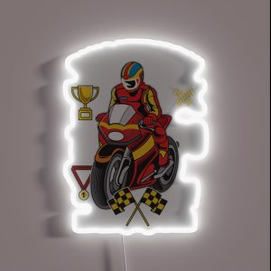 World Competition Superbike Champion RGB Neon Sign
