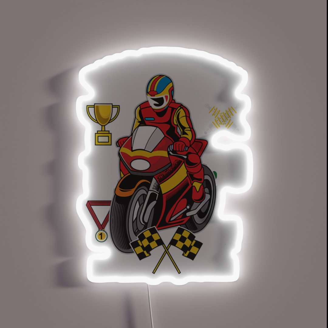 World Competition Superbike Champion RGB Neon Sign World Competition Superbike Champion RGB Neon Sign