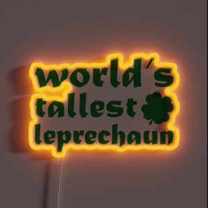 World S Tallest Leprechaun RGB Neon Sign World S Tallest Leprechaun RGB Neon Sign