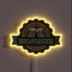 Wow Brand Brewmaster Monk RGB Neon Sign Wow Brand Brewmaster Monk RGB Neon Sign
