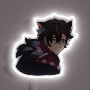 Wriothesley Wolfman RGB Neon Sign