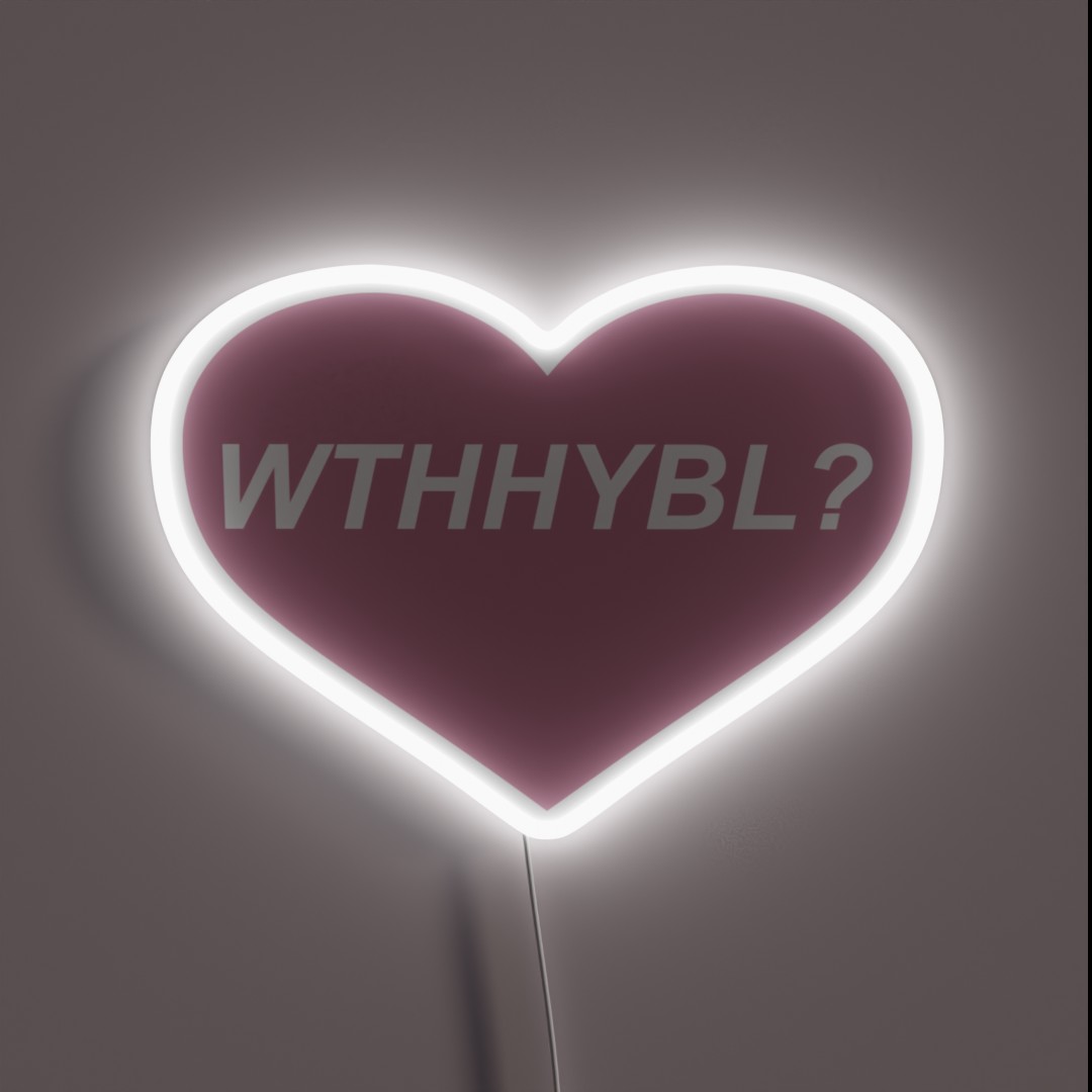 WTHHYBL Jacob Black Quote RGB Neon Sign WTHHYBL Jacob Black Quote RGB Neon Sign