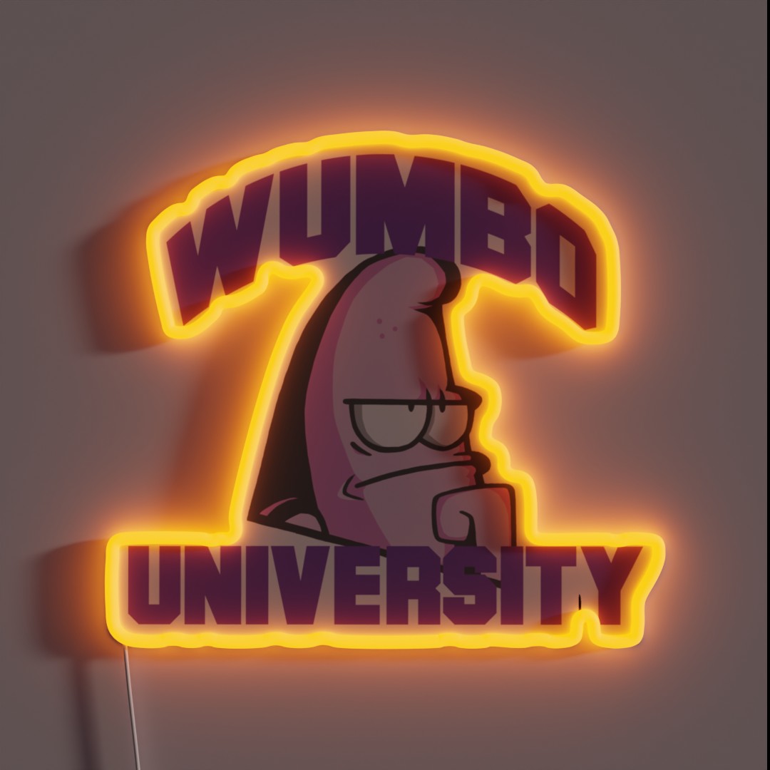 WUMBO UNIVERSITY RGB Neon Sign WUMBO UNIVERSITY RGB Neon Sign