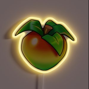 Wumpa Fruit RGB Neon Sign