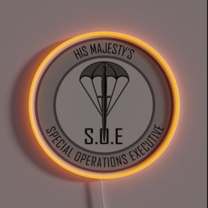 WW2 SOE Special Operations Executive RGB Neon Sign WW2 SOE Special Operations Executive RGB Neon Sign