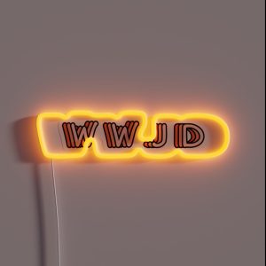 WWJD RGB Neon Sign