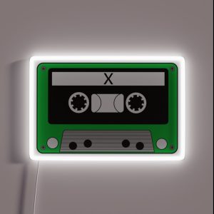 X Cassette RGB Neon Sign