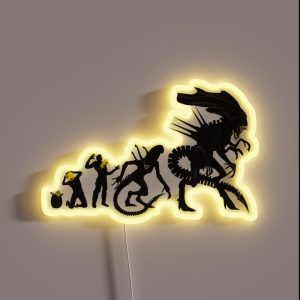 Xenomorph Evolution RGB Neon Sign Xenomorph Evolution RGB Neon Sign