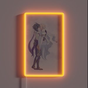 Xiao And Lumine Oh Genshin Impact RGB Neon Sign Xiao And Lumine Oh Genshin Impact RGB Neon Sign