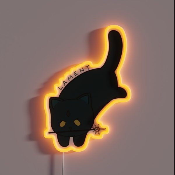 Xiao Genshin Impact Meow RGB Neon Sign