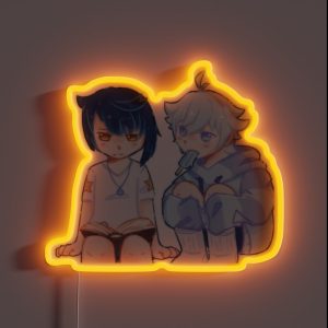 Xingqiu And Chongyun Genshin Impact RGB Neon Sign