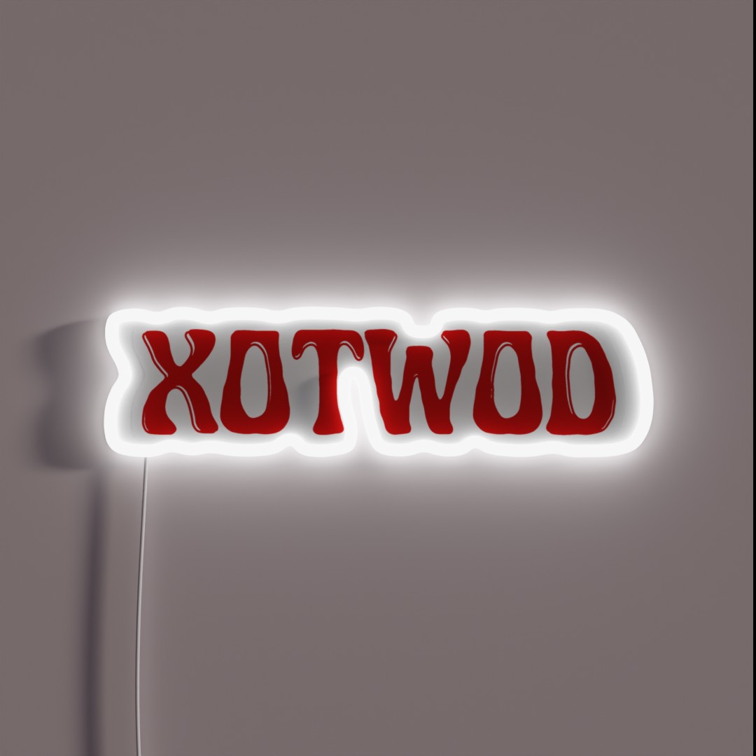 Xotwod Red RGB Neon Sign Xotwod Red RGB Neon Sign