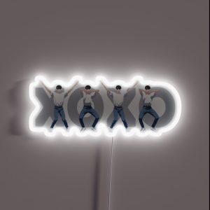 XOXO Hyunjin RGB Neon Sign