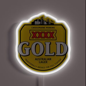 Xxxx Gold Logon Australian Lager Castlemaine Perkins RGB Neon Sign