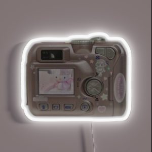 Y2k Camera Sanrio Aesthetic RGB Neon Sign