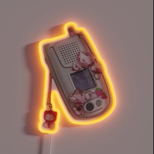 Y2K Flip Phone RGB Neon Sign