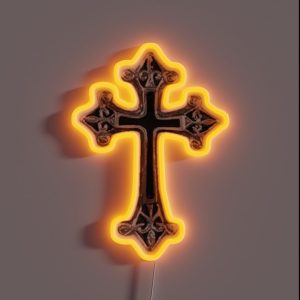 Y2k Gothic Cross RGB Neon Sign
