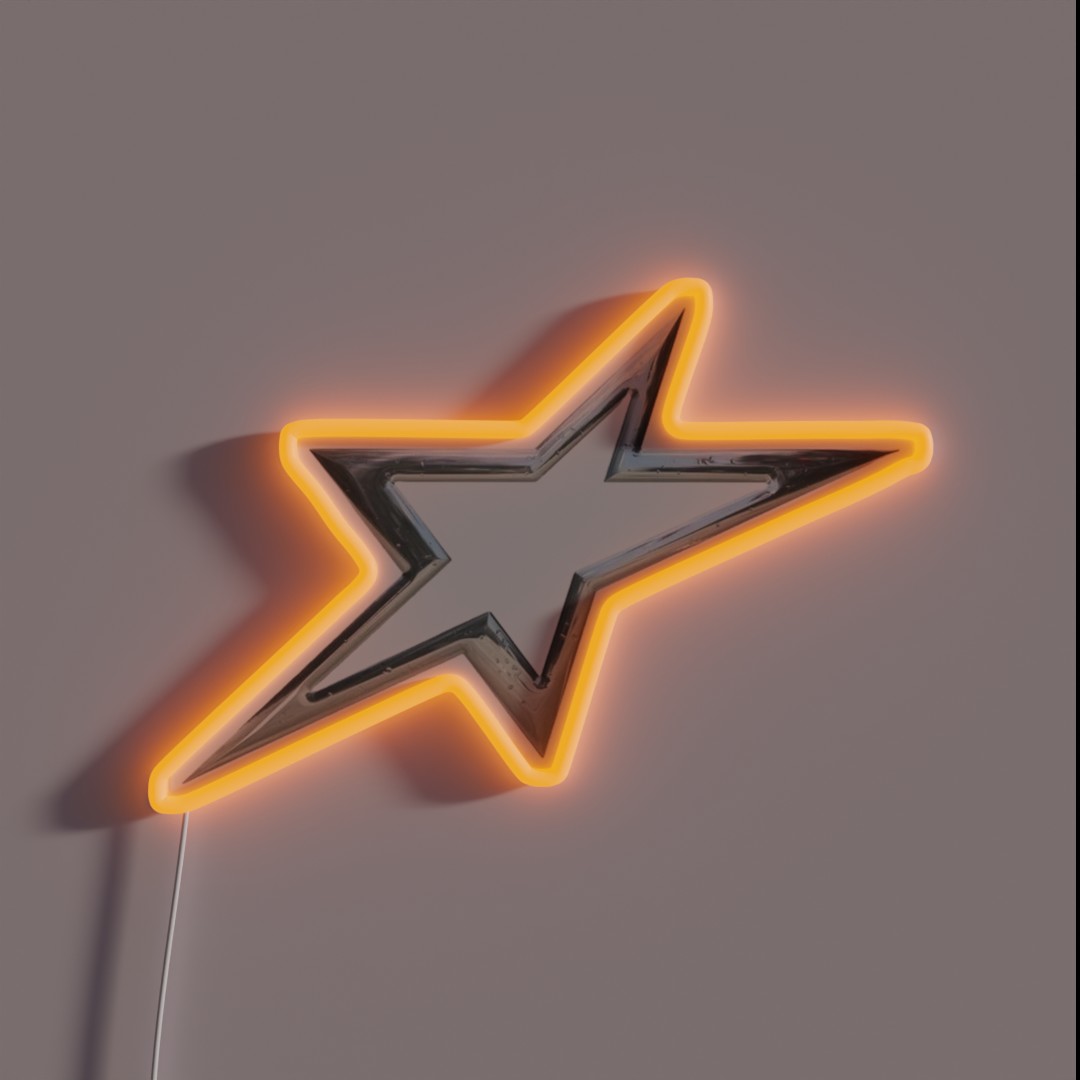 Y2k Star RGB Neon Sign Y2k Star RGB Neon Sign