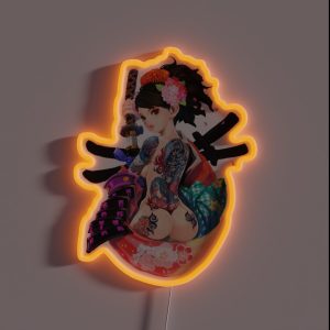 Yakuza Girl RGB Neon Sign