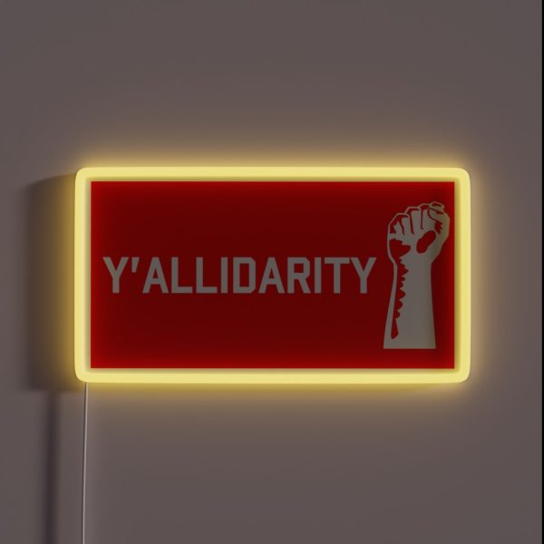 Yallidarity RGB Neon Sign