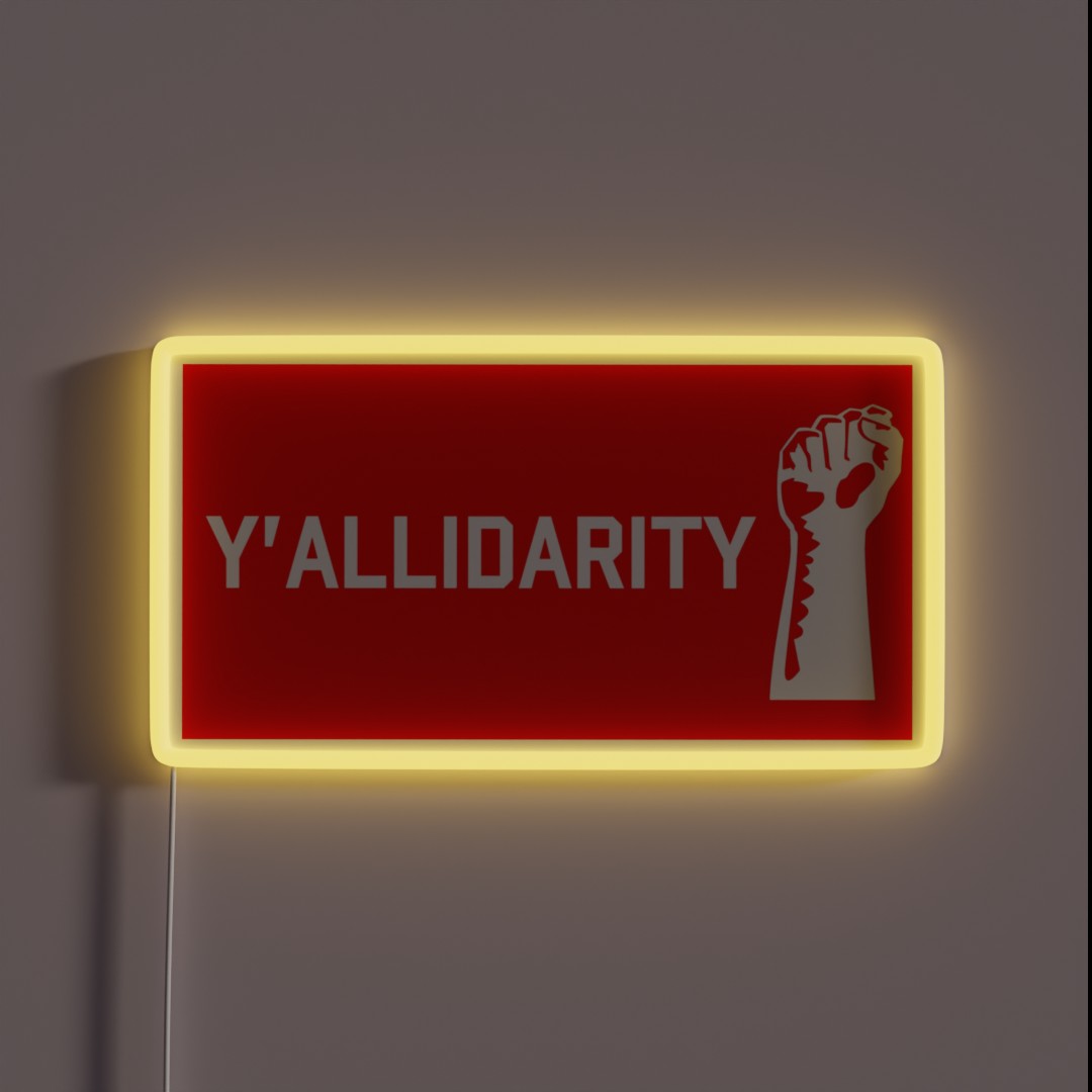 Yallidarity RGB Neon Sign Yallidarity RGB Neon Sign