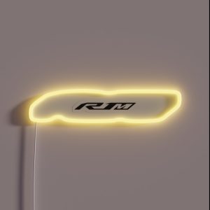 Yamaha R1M Carbon RGB Neon Sign