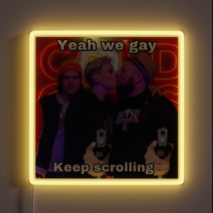 Yeah We Gay Pyrocynical RGB Neon Sign