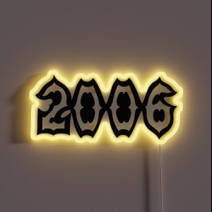 Year 2006 RGB Neon Sign Year 2006 RGB Neon Sign