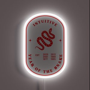 Year Of The Snake Chinese Zodiac Intuitive RGB Neon Sign
