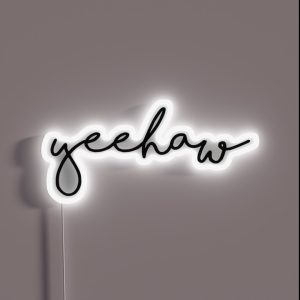 Yeehaw RGB Neon Sign Yeehaw RGB Neon Sign