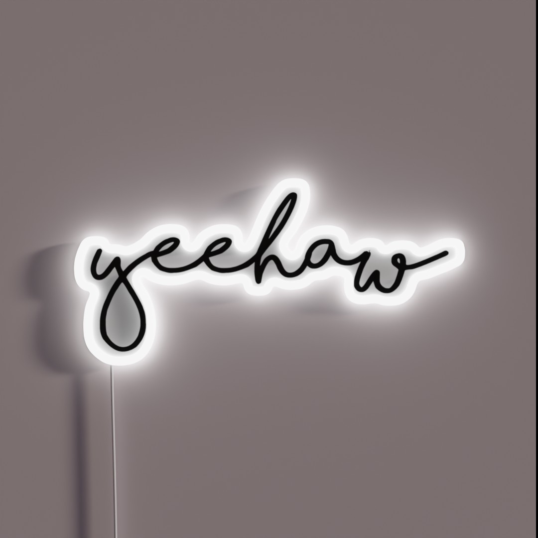 Yeehaw RGB Neon Sign Yeehaw RGB Neon Sign