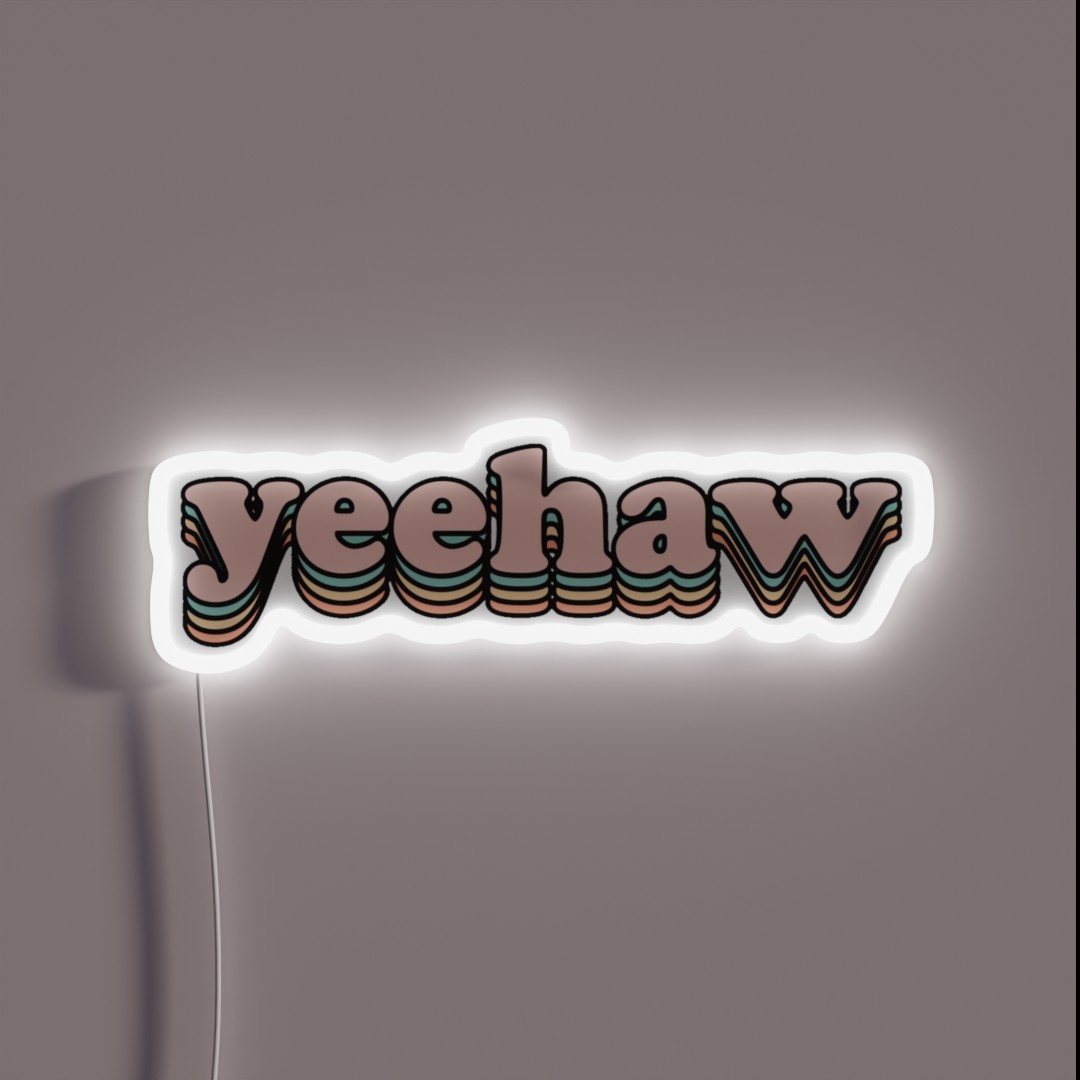 Yeehaw RGB Neon Sign Yeehaw RGB Neon Sign
