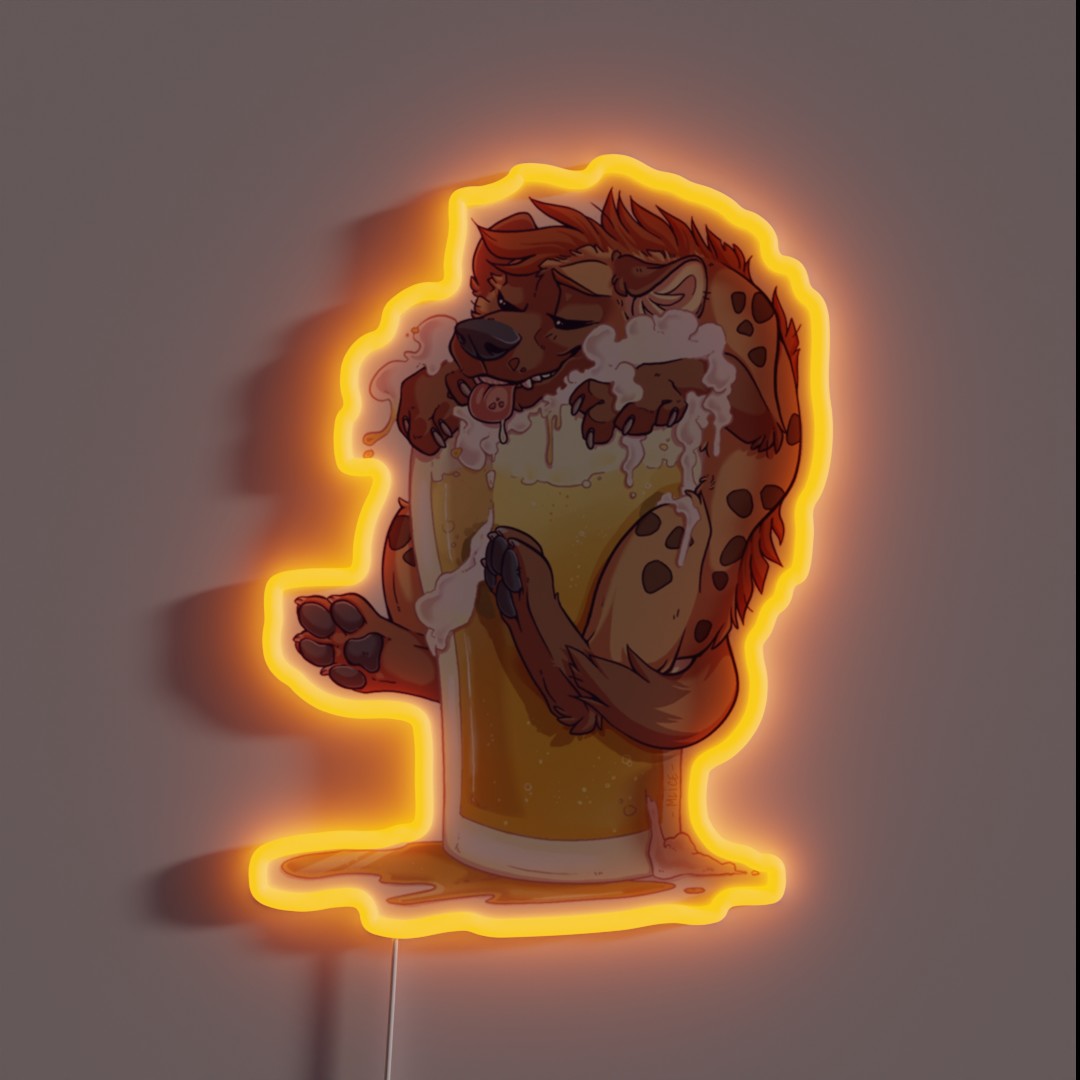 Yeen Beer Blond Pint RGB Neon Sign Yeen Beer Blond Pint RGB Neon Sign