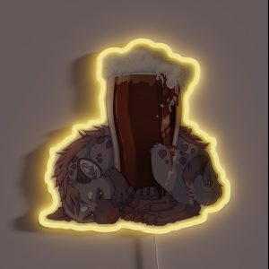Yeen Beer Brown Pint RGB Neon Sign