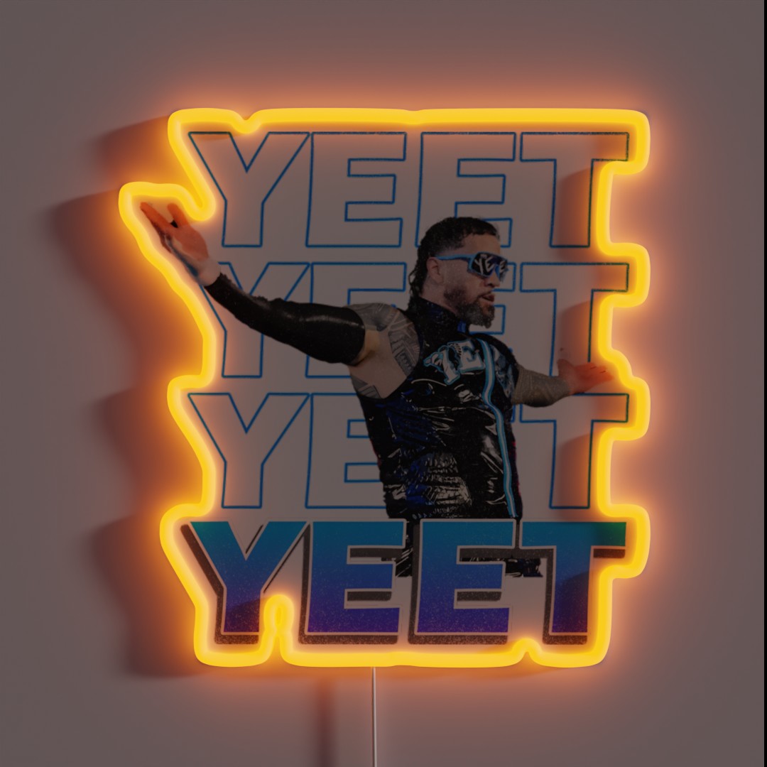 Yeet Jey Uso RGB Neon Sign Yeet Jey Uso RGB Neon Sign
