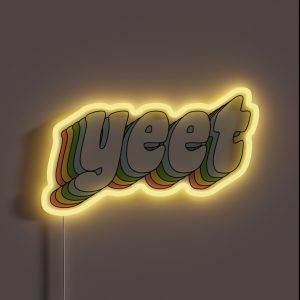 Yeet RGB Neon Sign