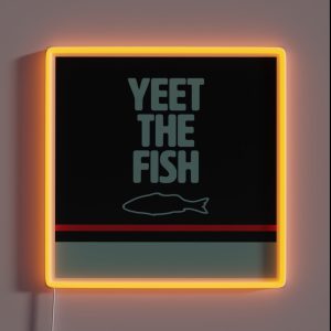 YEET THE FISH Seattle Kraken RGB Neon Sign