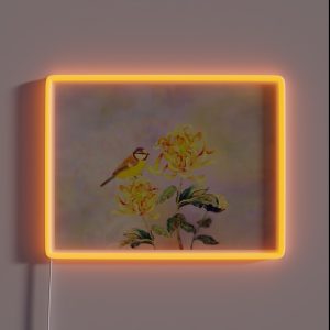 Yellow Chrysanthemums RGB Neon Sign Yellow Chrysanthemums RGB Neon Sign