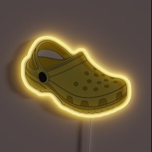 Yellow Croc RGB Neon Sign