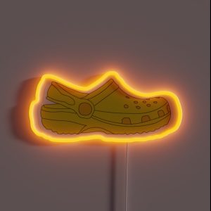 Yellow Croc RGB Neon Sign