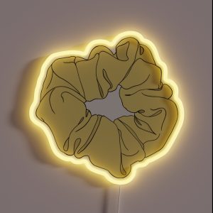 Yellow Scrunchie RGB Neon Sign