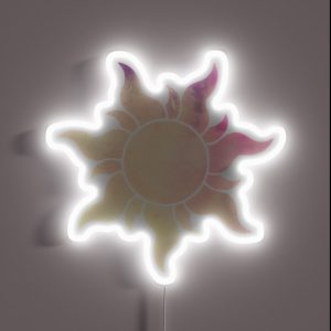 Yellow To Pink Sun RGB Neon Sign