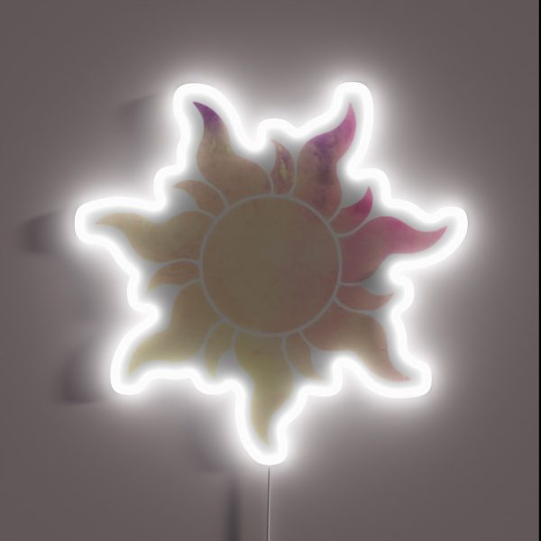 Yellow To Pink Sun RGB Neon Sign