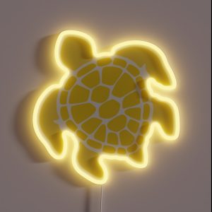 Yellow Turtle RGB Neon Sign Yellow Turtle RGB Neon Sign